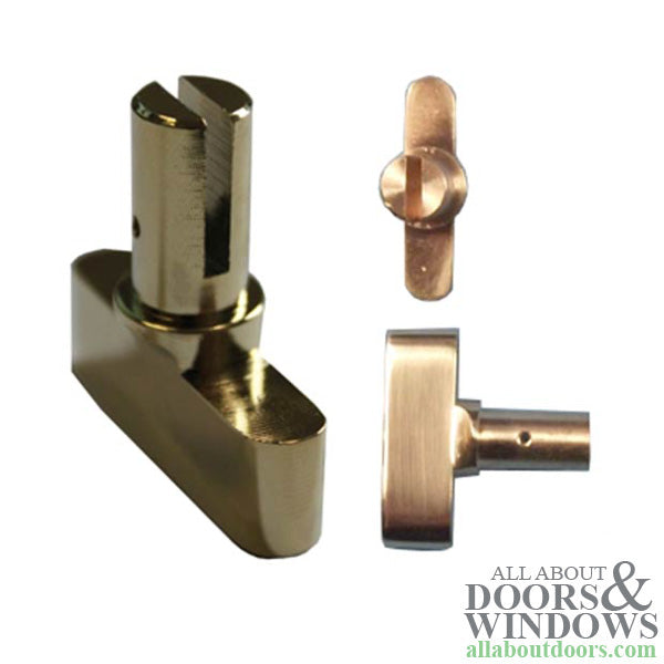 Marvin Thumb turn Only Hinged Patio Door Hardware - Marvin Thumb turn Only Hinged Patio Door Hardware