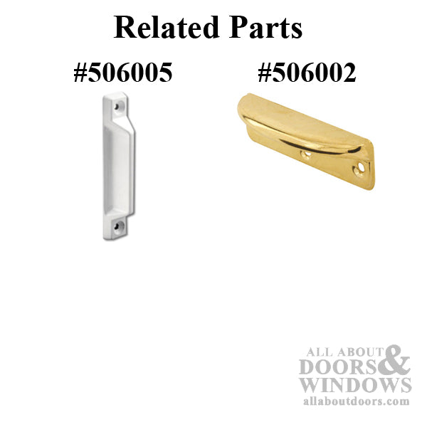 Sash/Cam Lock - Wood Sash Hardware, Solid Brass - Polished Brass - Sash/Cam Lock - Wood Sash Hardware, Solid Brass - Polished Brass