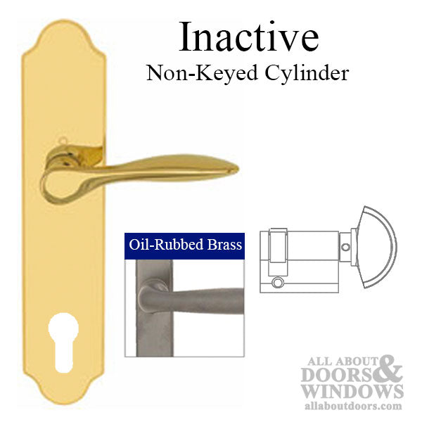 New Orleans M1610 / 3965N Inactive Handleset Oil-Rubbed Brass - New Orleans M1610 / 3965N Inactive Handleset Oil-Rubbed Brass