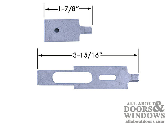 Pivot Bar, Thermalgard Tilt window, Set - Zinc Die Cast