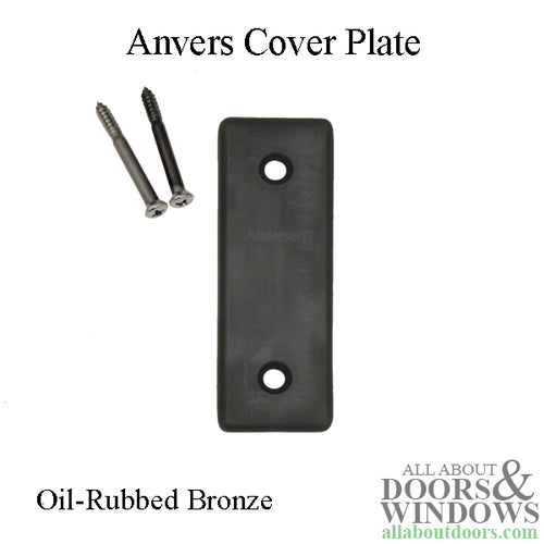 Andersen Gliding Door Cover Plate, Anvers Style - Oil Rubbed Bronze - Andersen Gliding Door Cover Plate, Anvers Style - Oil Rubbed Bronze