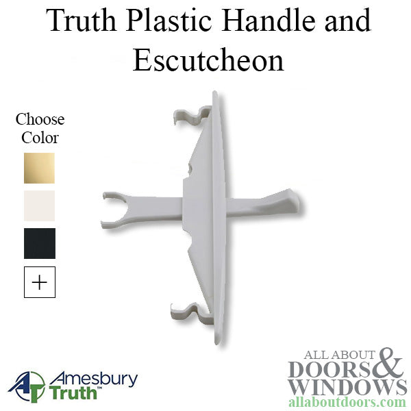 Truth Encore Multi-Point Lock Assembly, Plastic Handle and Escutcheon - Truth Encore Multi-Point Lock Assembly, Plastic Handle and Escutcheon