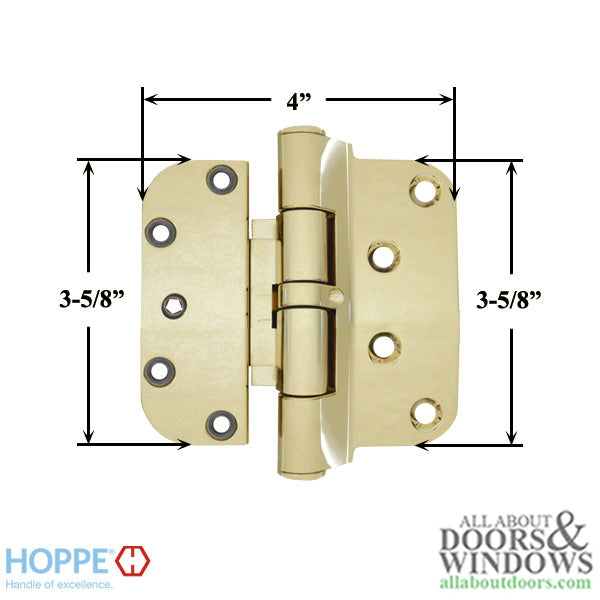 Hoppe F77-R, 2009 Guide Hinge, Resista  Brass - Hoppe F77-R, 2009 Guide Hinge, Resista  Brass