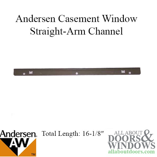 Andersen Channel / Track  PSC, Straight Arm, 1971-95 - Steel - Andersen Channel / Track  PSC, Straight Arm, 1971-95 - Steel