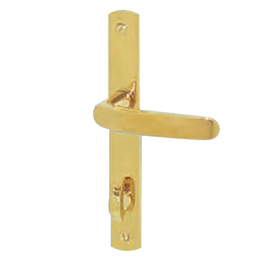 G-U Allegro Handle & 30mm Plate, Inactive, Thumbturn Only (Handles DO Move) Choose Color
