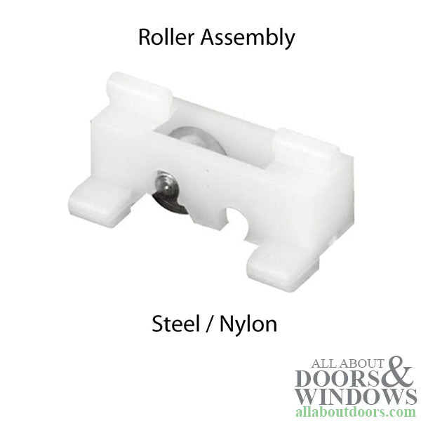 Roller Assembly (Flat) - Sliding Windows, Nylon / Steel - Roller Assembly (Flat) - Sliding Windows, Nylon / Steel