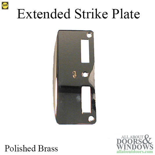 Pella Extended Latch and Deadbolt Strike Plate - Choose Color