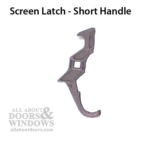 Pella Screen Door Latch Only - Short Handle, Pre 807