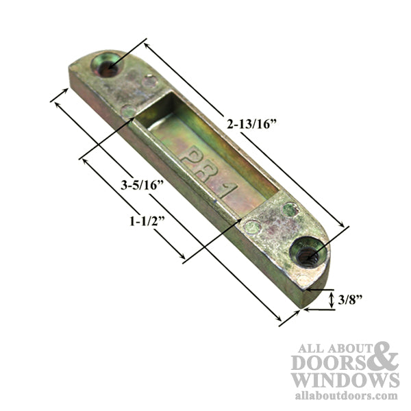 Atrium PR1 Strike Plate Atrium / Ferco 528 Passive Door - Atrium PR1 Strike Plate Atrium / Ferco 528 Passive Door