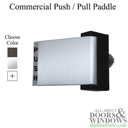 Commercial Doors Push / Pull  Exit Paddle, LH -  2 Colors