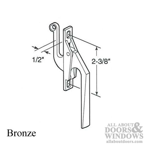 Locking Handle, Tie Bar, 2-3/8 screw Spacing - Choose Color - Locking Handle, Tie Bar, 2-3/8 screw Spacing - Choose Color