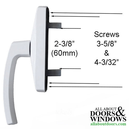 Side Hung Window & Balcony / Terrace Door Handle, Dual Blade - Side Hung Window & Balcony / Terrace Door Handle, Dual Blade