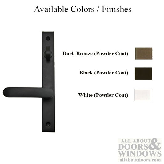 G-U Allegro Handle & 30mm Plate, Zamac, Inactive, Thumbturn Only (Handles DO Move) Choose Color