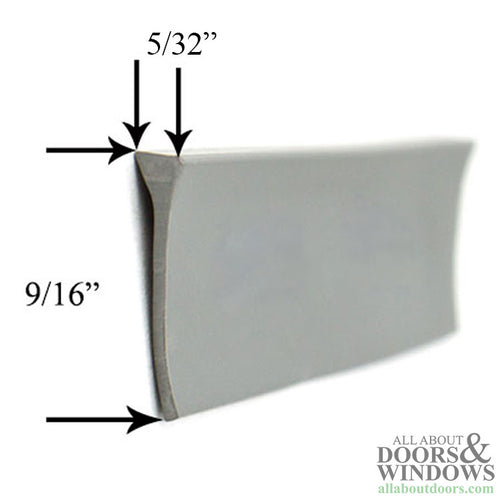 Sweep Y-Shape Storm Door Expander Vinyl Draft Stopper - Sold by the Foot, Choose Color - Sweep Y-Shape Storm Door Expander Vinyl Draft Stopper - Sold by the Foot, Choose Color