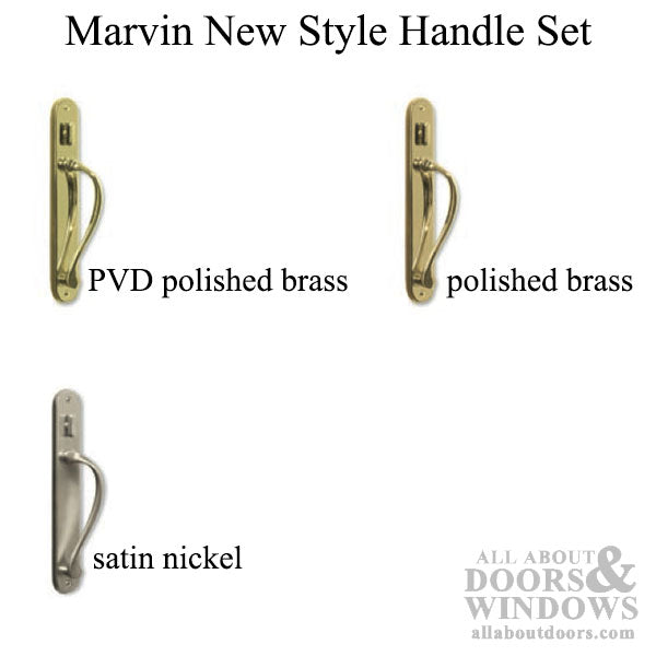 Marvin Sliding Door Wide Handle Set, Active, NO Key with Thumbturn, New Style - Choose Color - Marvin Sliding Door Wide Handle Set, Active, NO Key with Thumbturn, New Style - Choose Color