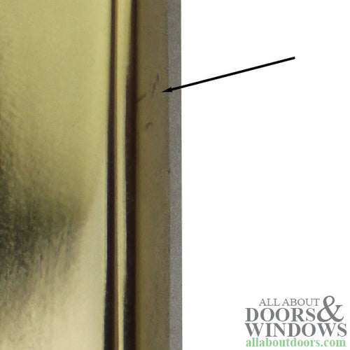 Blemished Interior Sliding Door Pull Handle - Left Hand - Polished Brass - Blemished Interior Sliding Door Pull Handle - Left Hand - Polished Brass