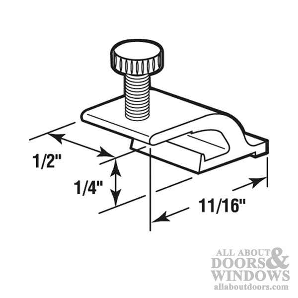 Self Locking Storm Door Panel Clips - Self Locking Storm Door Panel Clips