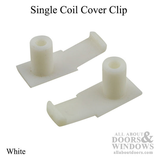 Cover Clip, Single Coil, Old Style - White