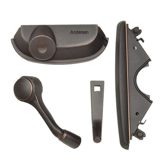 Andersen Casement Window - 200/400 Series - Hardware Pack - Folding Traditional - Distressed Bronze