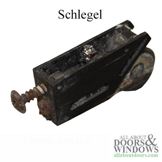 Schlegel Patio Door Roller, Plastic Housing 1-1/4" Steel Wheel Diameter