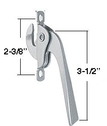 Locking Handle, 2-3/8 Left Hand Casement - Aluminum - Locking Handle, 2-3/8 Left Hand Casement - Aluminum