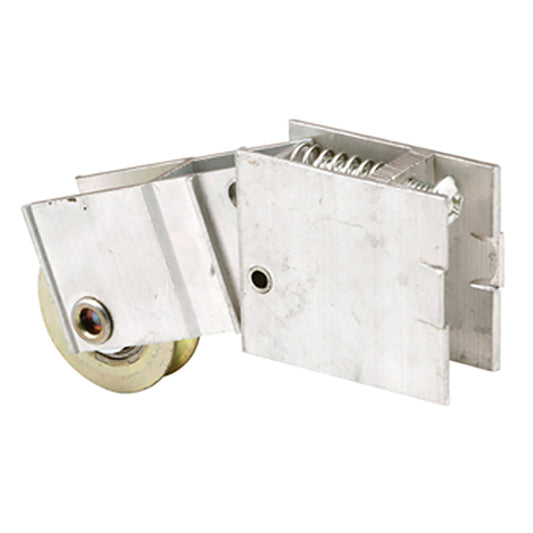 Sliding Door Roller With Adjustable Aluminum Housing 1.25 Inch Steel Wheel