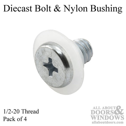 Diecast Bolt and Nylon Bushing 1/4-20