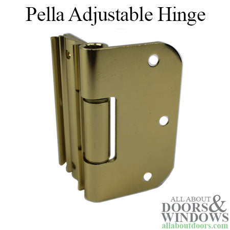 Pella Adjustable Hinge Radius Corner Hinge 4 Pack 3.75 Inch by 3.5 Inch Hinges - Pella Adjustable Hinge Radius Corner Hinge 4 Pack 3.75 Inch by 3.5 Inch Hinges