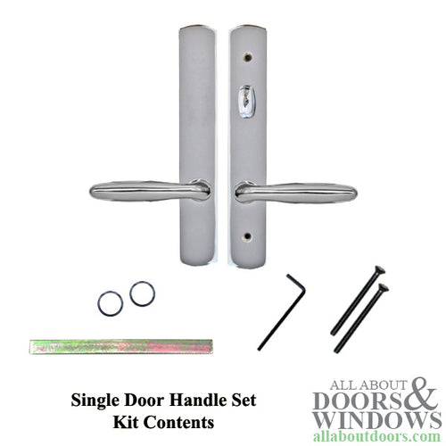 Evolutions 10 Inch Curve Top Handle Set Non-Keyed Active Door - Evolutions 10 Inch Curve Top Handle Set Non-Keyed Active Door