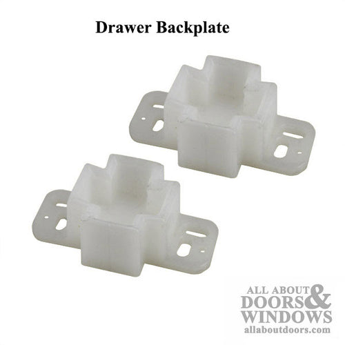 Backplate - Drawer Track, 15/16 inch - Backplate - Drawer Track, 15/16 inch