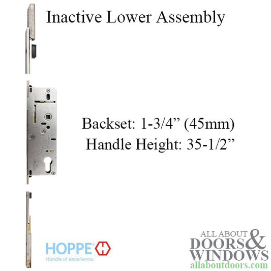 Hoppe Inactive Lower Assembly  45/92, 35-1/2 Handle Height