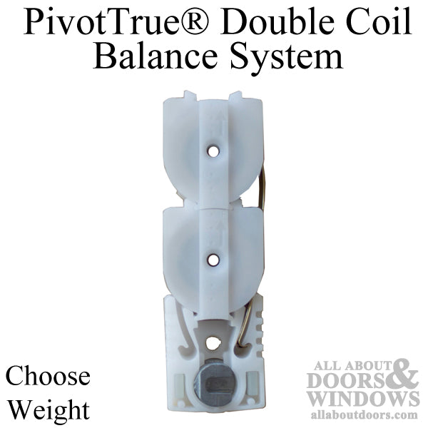 PivotTrue® Tandem Constant Force Coil Double Hung Window Balance - Choose Weight - PivotTrue® Tandem Constant Force Coil Double Hung Window Balance - Choose Weight