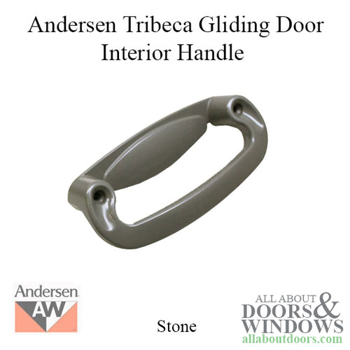 Andersen Perma-Shield Gliding Door  - Handle - Tribeca - Interior - Stone - Andersen Perma-Shield Gliding Door  - Handle - Tribeca - Interior - Stone