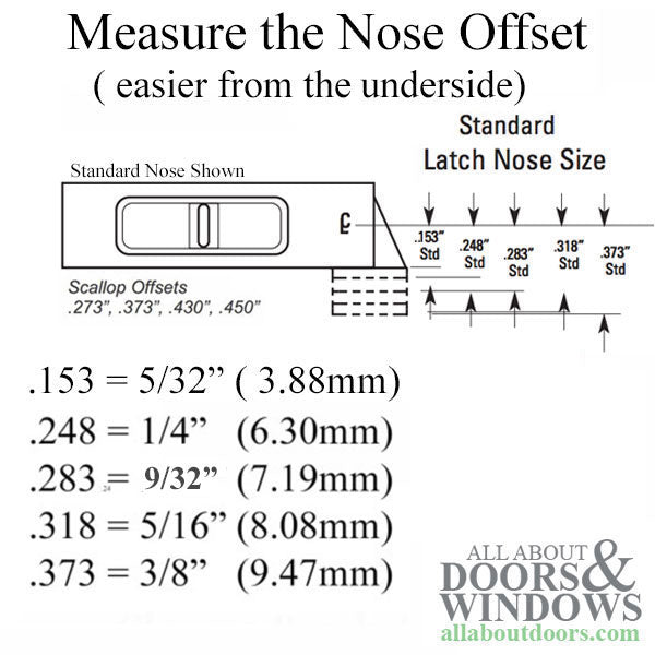 Double and Single Hung Tilt Window Finger Latches, Left and Right Pair - Double and Single Hung Tilt Window Finger Latches, Left and Right Pair