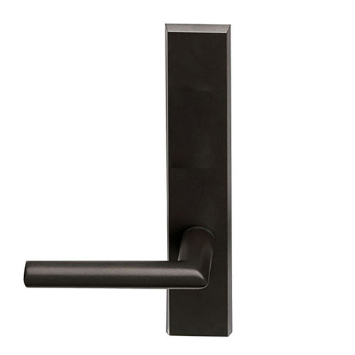 Marvin Contemporary Handle, Inactive / Dummy Ultimate Hinged French Door- Dark Bronze - Marvin Contemporary Handle, Inactive / Dummy Ultimate Hinged French Door- Dark Bronze