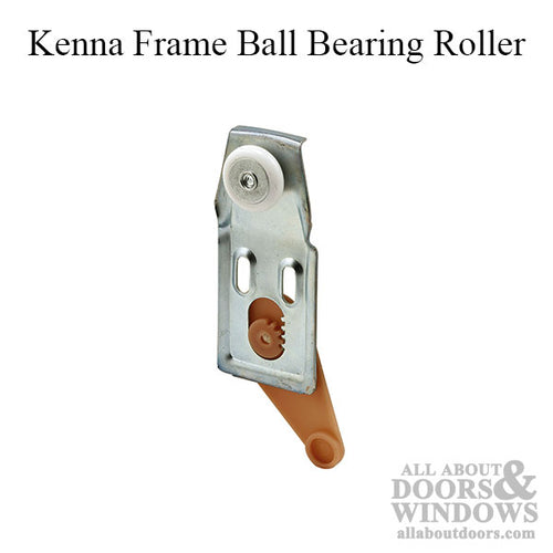 Kenna Frame Sliding Closet Door Roller 15/16 Inch Ball Bearing Wheel 1/8 Inch Offset - Kenna Frame Sliding Closet Door Roller 15/16 Inch Ball Bearing Wheel 1/8 Inch Offset