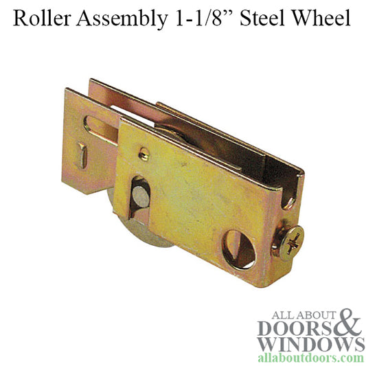 1-1/8  Steel  wheel, Roller Assembly