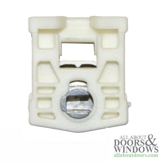 Balance Block, Pivot Lock Shoe for Tilt in window w/ locking terminal