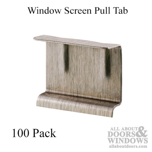 Window Screen Spline Channel Pull Tab 100 Pack