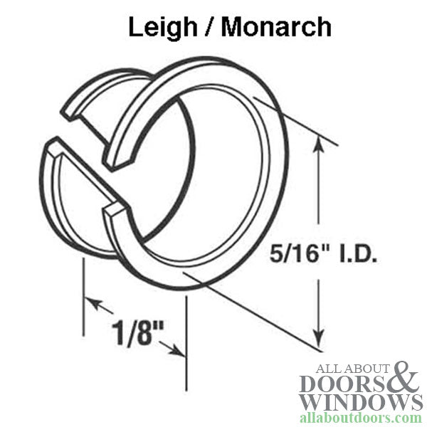 Leigh or Monarch Bi Fold Closet Door Bushing - Leigh or Monarch Bi Fold Closet Door Bushing