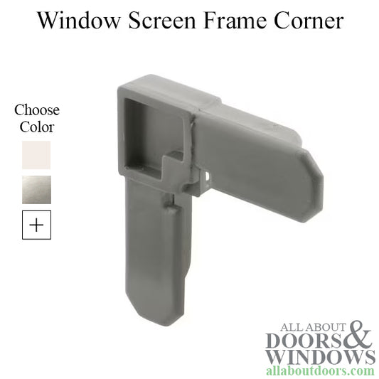 Window Screen Quickie Corner 3/8 Inch Frame