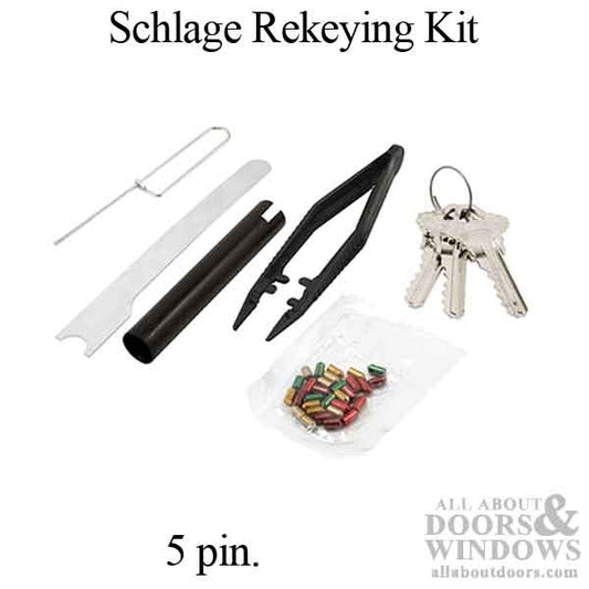 Schlage ReKeying Kit, C type, 5 pin