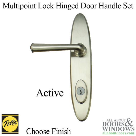 Pella Locus Active Hinged Door Handle Set Trim for Multipoint Lock