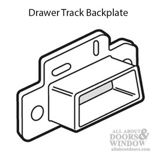 Backplate - Drawer Track