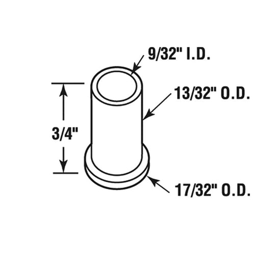 Pin Cap / Guide, 5/16 I.D., Nylon Replacement - each - Pin Cap / Guide, 5/16 I.D., Nylon Replacement - each