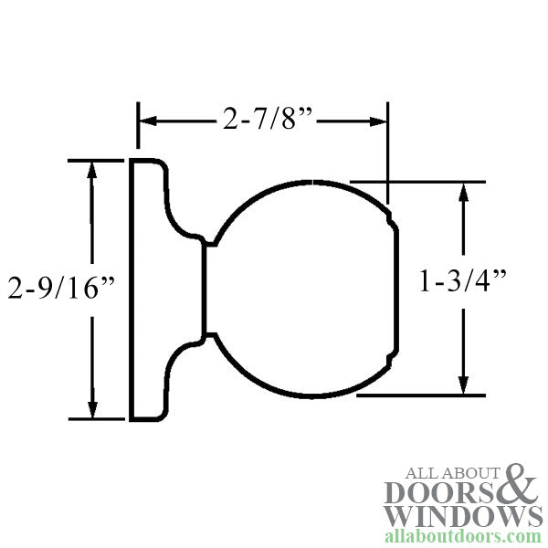 Kwikset Regina Passage Door Knob Polished Brass Regina Safelock Passage Handle - Kwikset Regina Passage Door Knob Polished Brass Regina Safelock Passage Handle