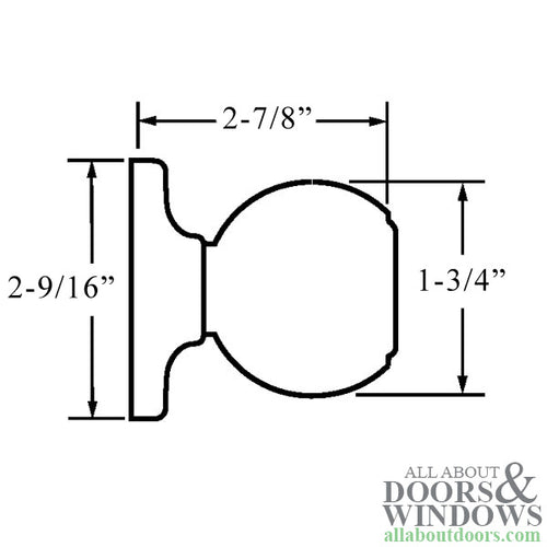 Kwikset Regina Passage Door Knob Polished Brass Regina Safelock Passage Handle - Kwikset Regina Passage Door Knob Polished Brass Regina Safelock Passage Handle