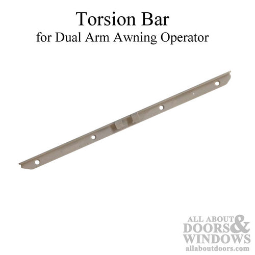 Torsion Bar for Dual Arm Awning Operator - Torsion Bar for Dual Arm Awning Operator