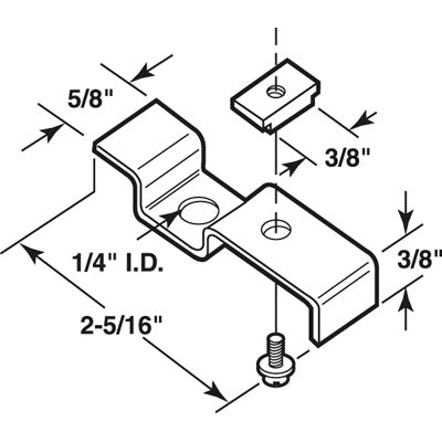 Bracket,  Bi-Fold Door Top Pivot - Bracket,  Bi-Fold Door Top Pivot