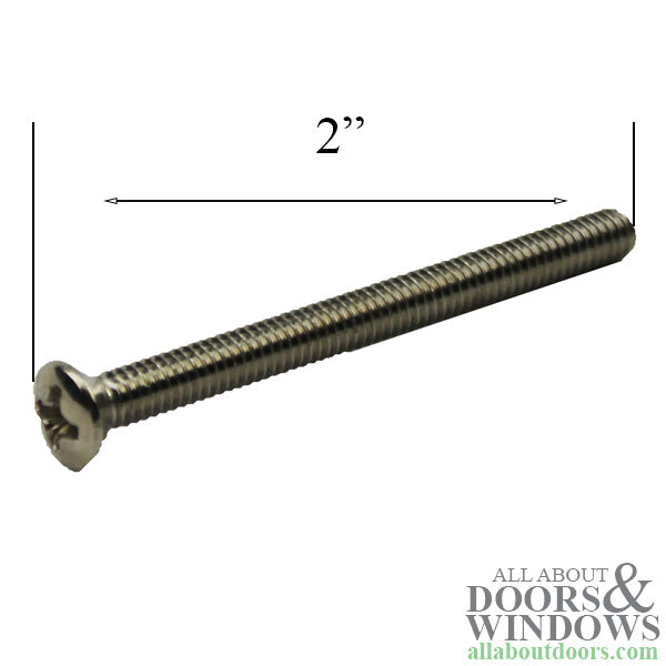 Screw / Bolt for Escutcheon Plate - Satin Nickel - Screw / Bolt for Escutcheon Plate - Satin Nickel